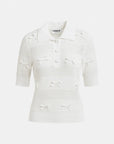 KNIT POLO WITH BOWS