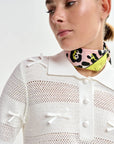 KNIT POLO WITH BOWS