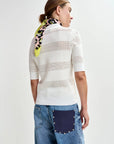 KNIT POLO WITH BOWS