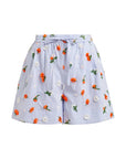 JELENA EMBROIDERED MINI SHORTS