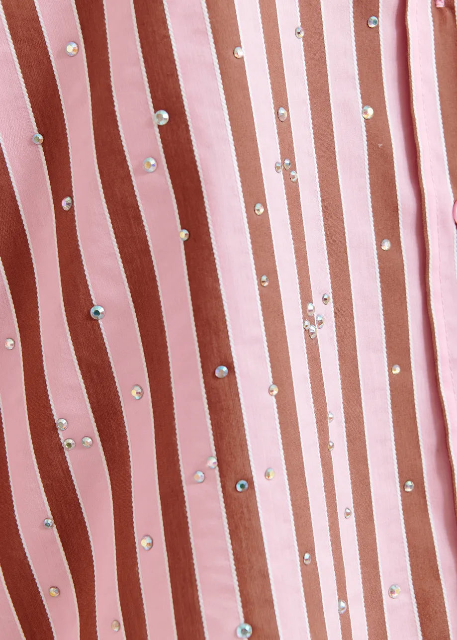 JELIEF RHINESTONE SHIRT