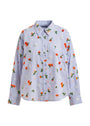 Jimena Embroidered Boxy Shirt by Essentiel Antwerp, front view
