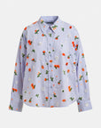 JIMENA EMBROIDERED BOXY SHIRT