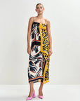 JUANITA TWO PRINT MIDI SKIRT