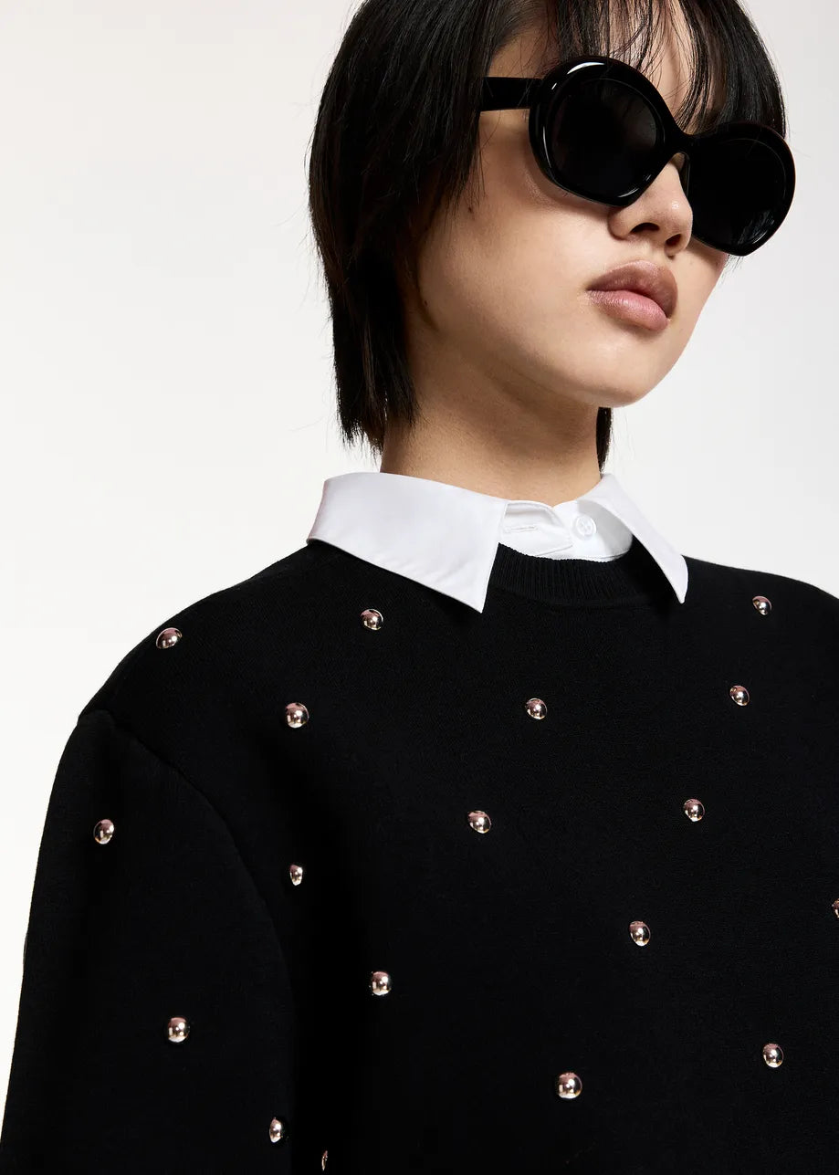 KLOU PULLOVER WITH STUDS