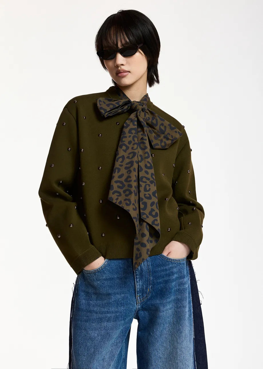 KLOU PULLOVER WITH STUDS