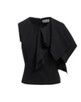 KNOW KNITTED TOP WITH FRILL
