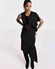 KNOW KNITTED TOP WITH FRILL
