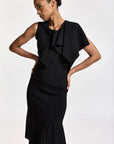 KNOW KNITTED TOP WITH FRILL