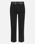 FRAME LE SLEEK STRAIGHT STUDDED JEAN