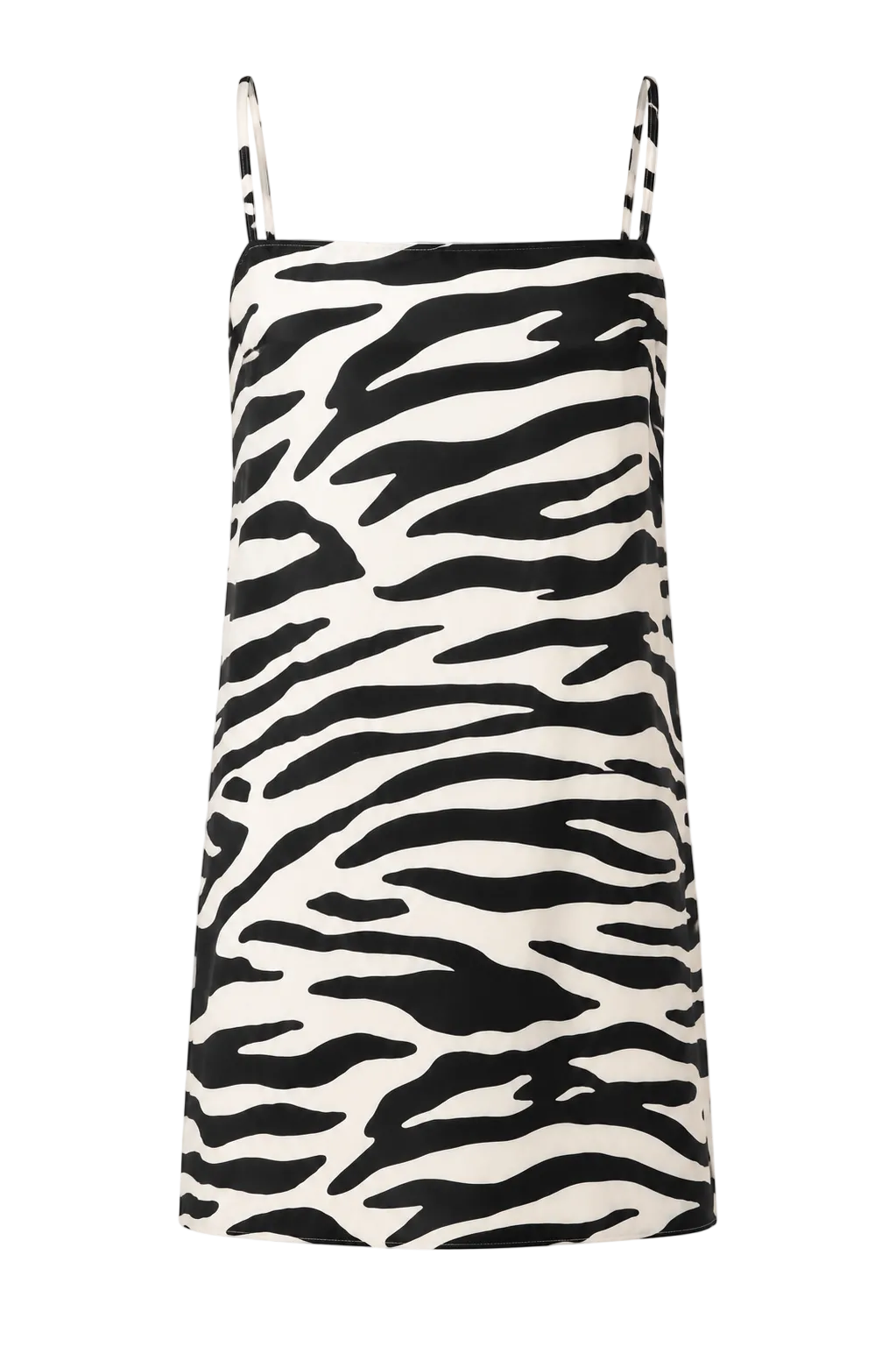 MISA SILK BLEND MINI DRESS