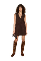 FOUNTAIN SUEDE MINI DRESS