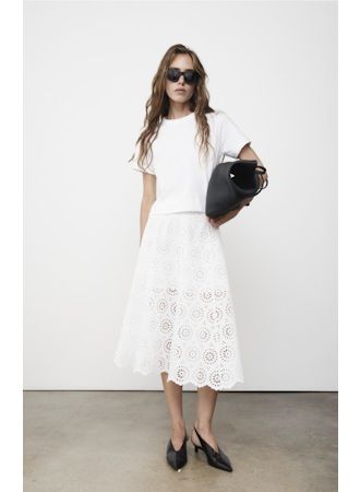 SOLSTICE EYELET SKIRT