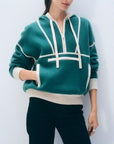 Cashmere Anorak by White + Warren, front view