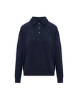 THE FRENCH TERRY POLO IN NAVY