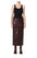 Hikson Leather Skirt by AGOLDE, back view