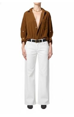 Nora Corduroy Trouser by Citizens of Humanity in pashmina, styled view