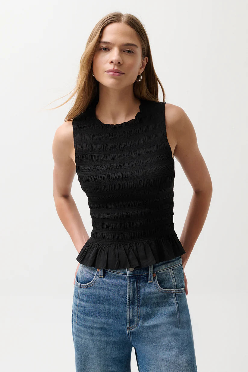 PHOEBE SMOCKED TOP