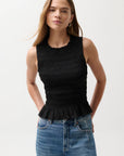 PHOEBE SMOCKED TOP