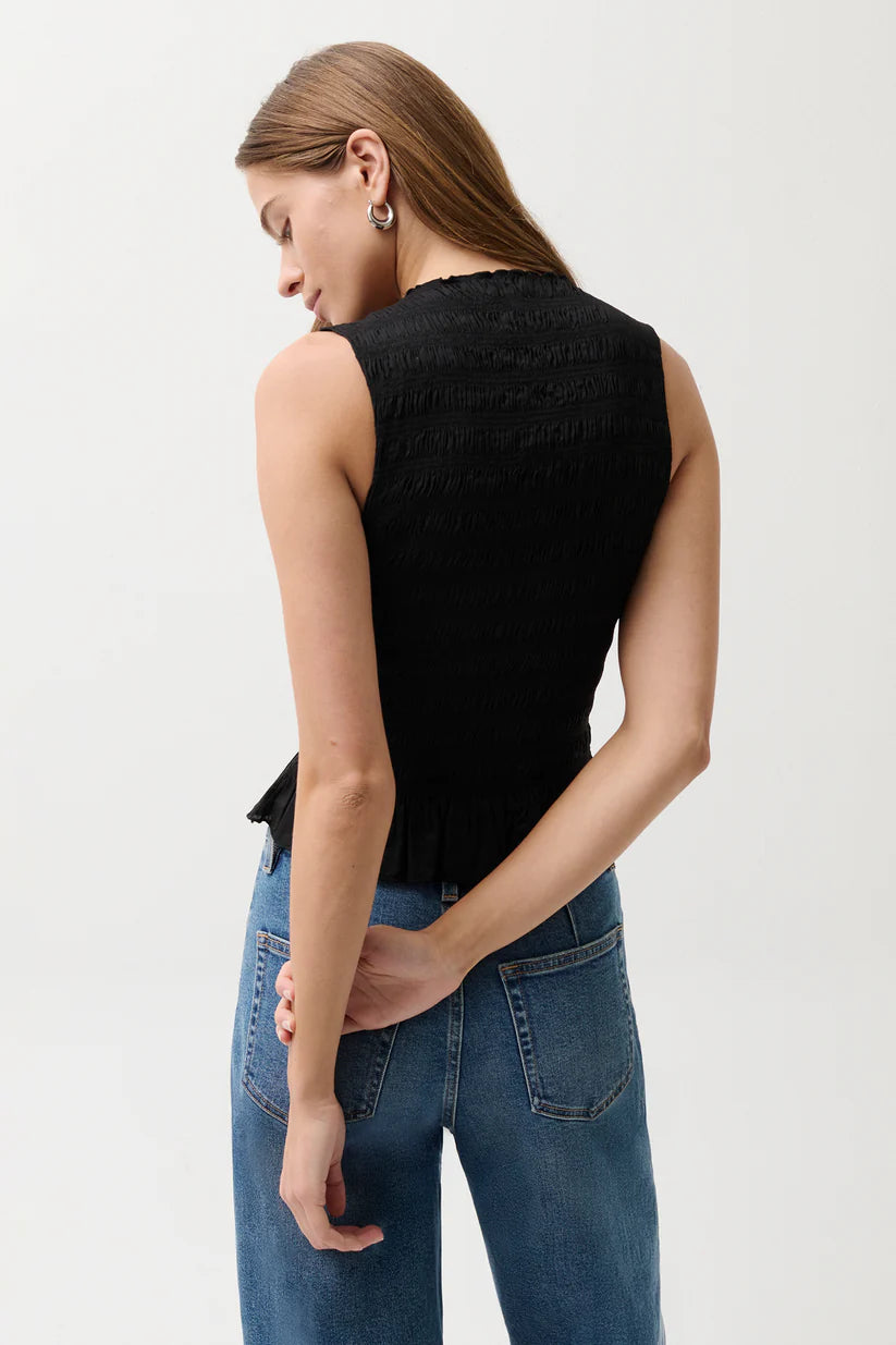 PHOEBE SMOCKED TOP