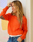 PATCHWORK PULLOVER SWEATER