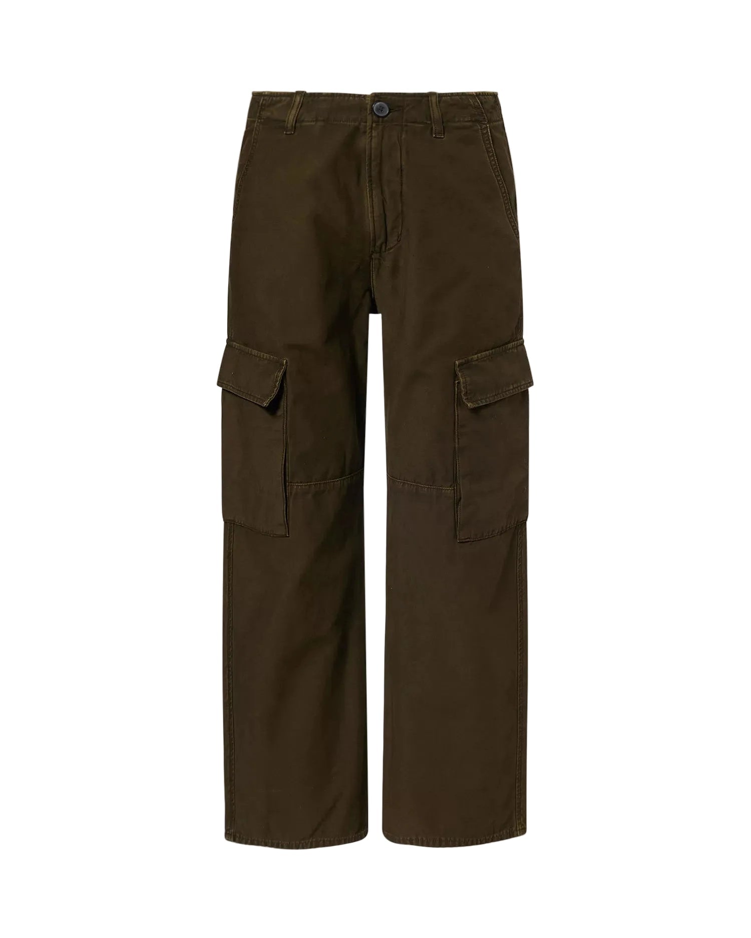 Esme Cargo Trouser by Citizens of Humanity in moss, front view