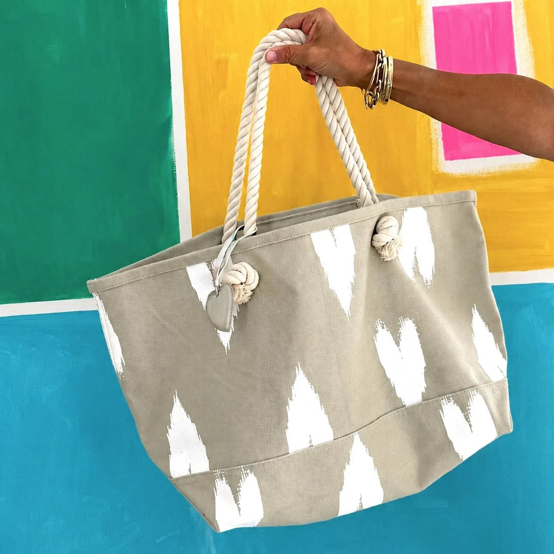 ROPE HEART TOTE
