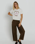 Everyday Boxy Tee by Sunny Somewhere in off-white, styled view