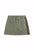 Hendrix Mini Skirt by Le Superbe in army green, front view