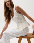 ANNA PEPLUM SWEATER