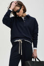 THE FRENCH TERRY POLO IN NAVY