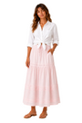 VACANCE PINTUCK SKIRT