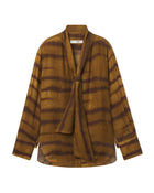 THE SILK OVERSIZED TIE SHIRT