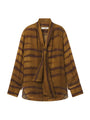 THE SILK OVERSIZED TIE SHIRT