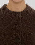 THE CASHMERE FLECK CARDI