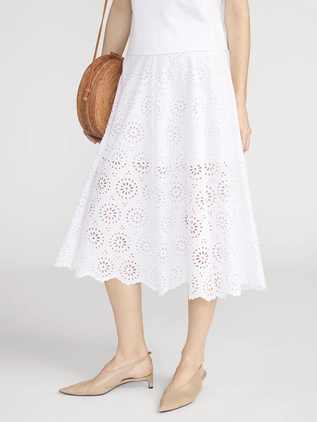SOLSTICE EYELET SKIRT