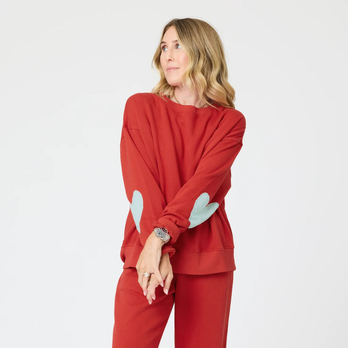 Ex-Boyfriend Patchwork Sweatshirt by Kerri Rosenthal, front view