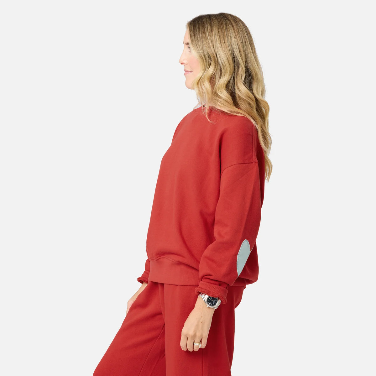 Ex-Boyfriend Patchwork Sweatshirt by Kerri Rosenthal, back view