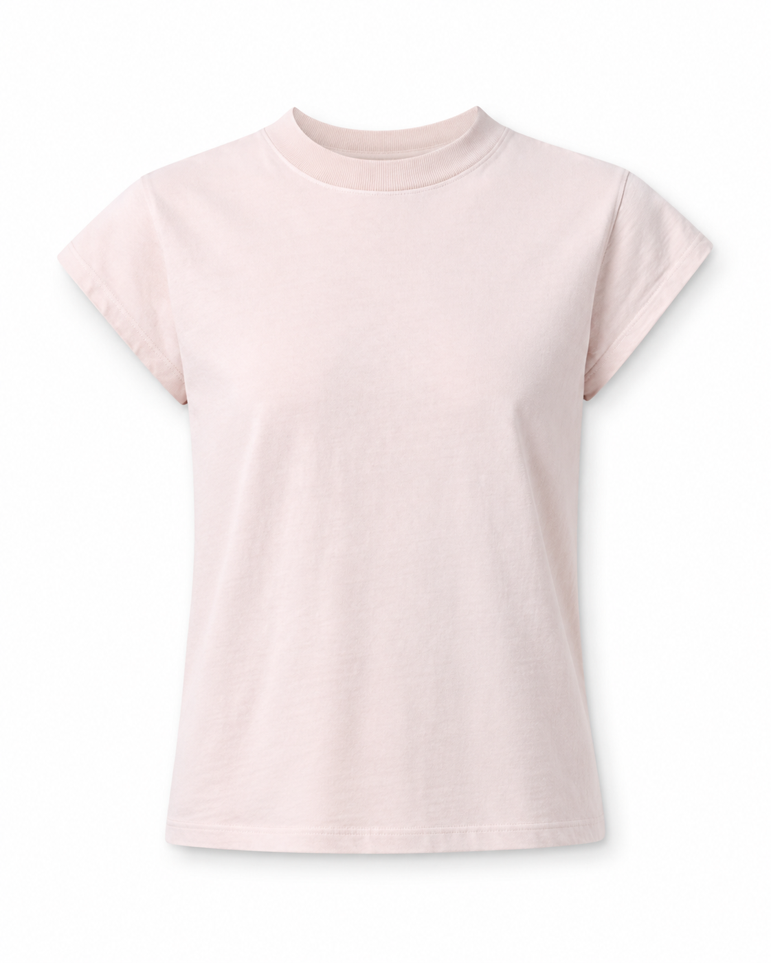 Long Line Bryce Cap Sleeve Tee by AGOLDE, side detail