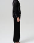 BRYNN TROUSER IN SATIN