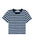 The Boxy Tee by FRAME in chambray stripe, front view