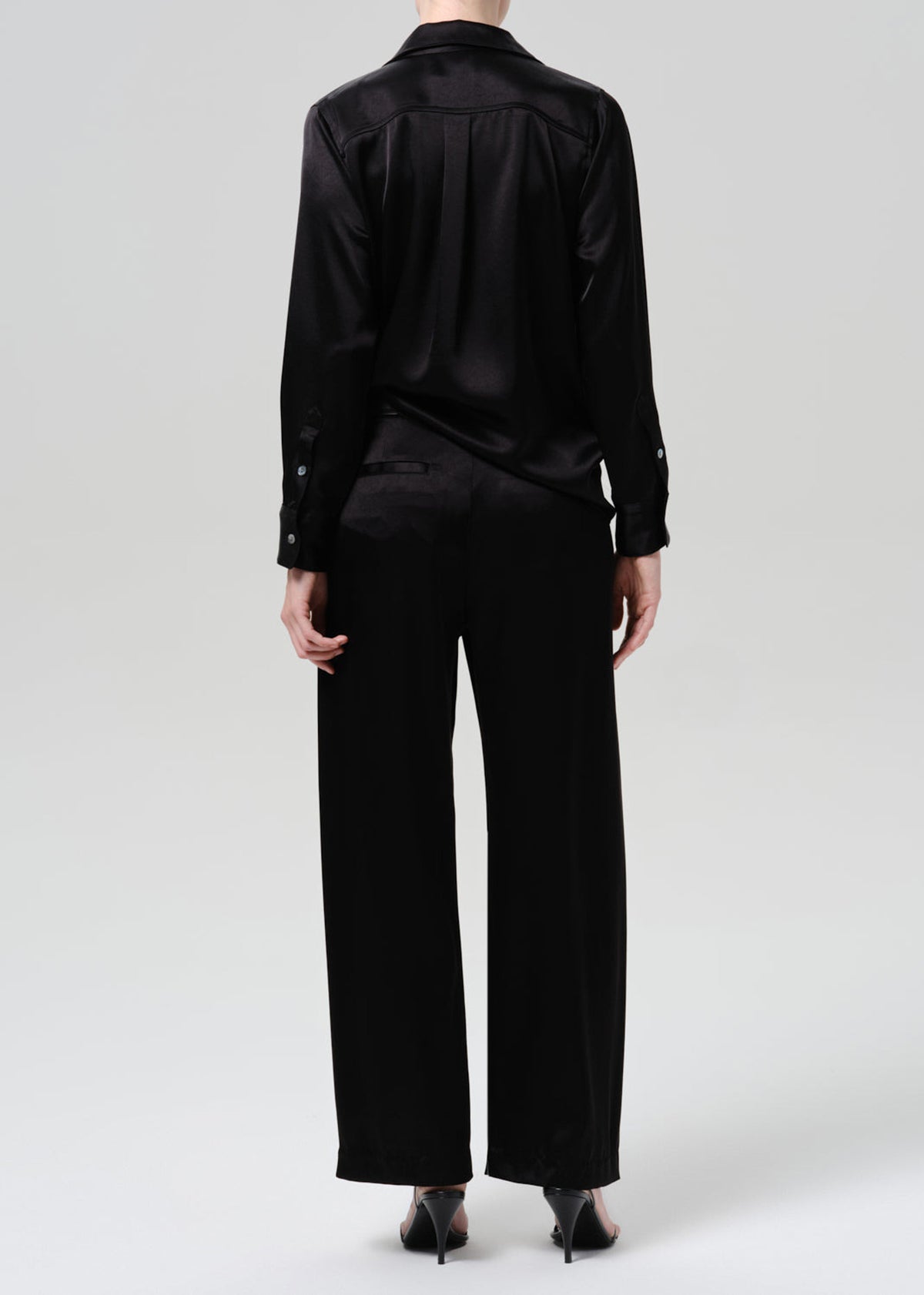 BRYNN TROUSER IN SATIN