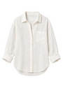 Kayla Shrunken Linen Shirt by Citizens of Humanity, front view