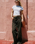 Kira Denim by Amo, close-up view