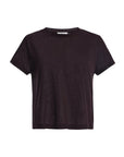 Adine Shrunken Tee by AGOLDE in ristretto, front view