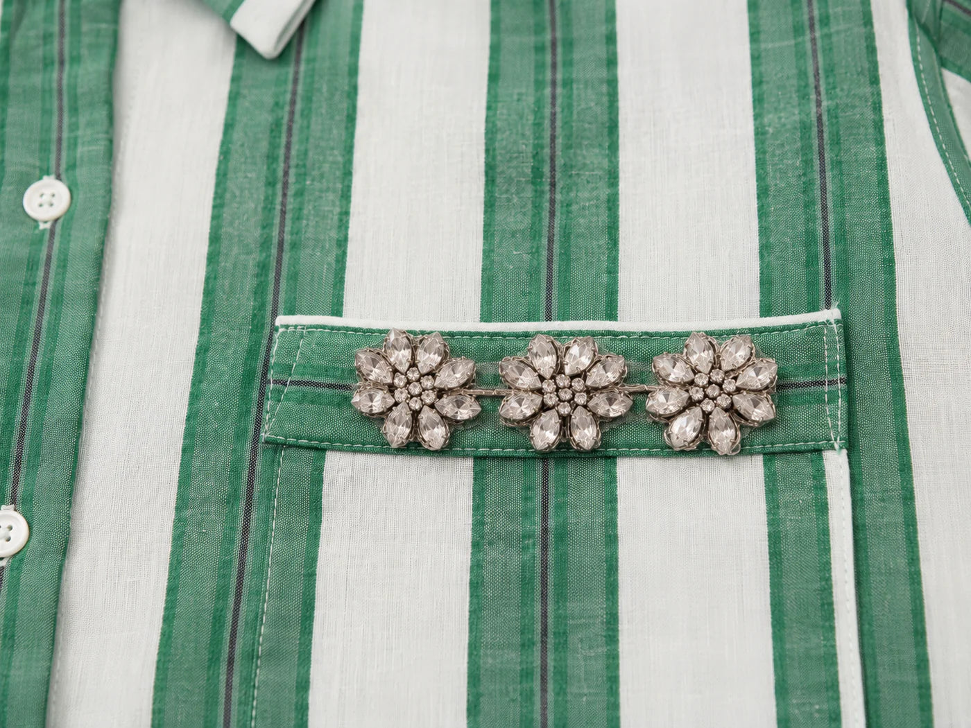 MATCHA BROACH SHIRT