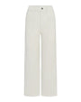 Anchor Pant by FRAME in flax stripe, front view