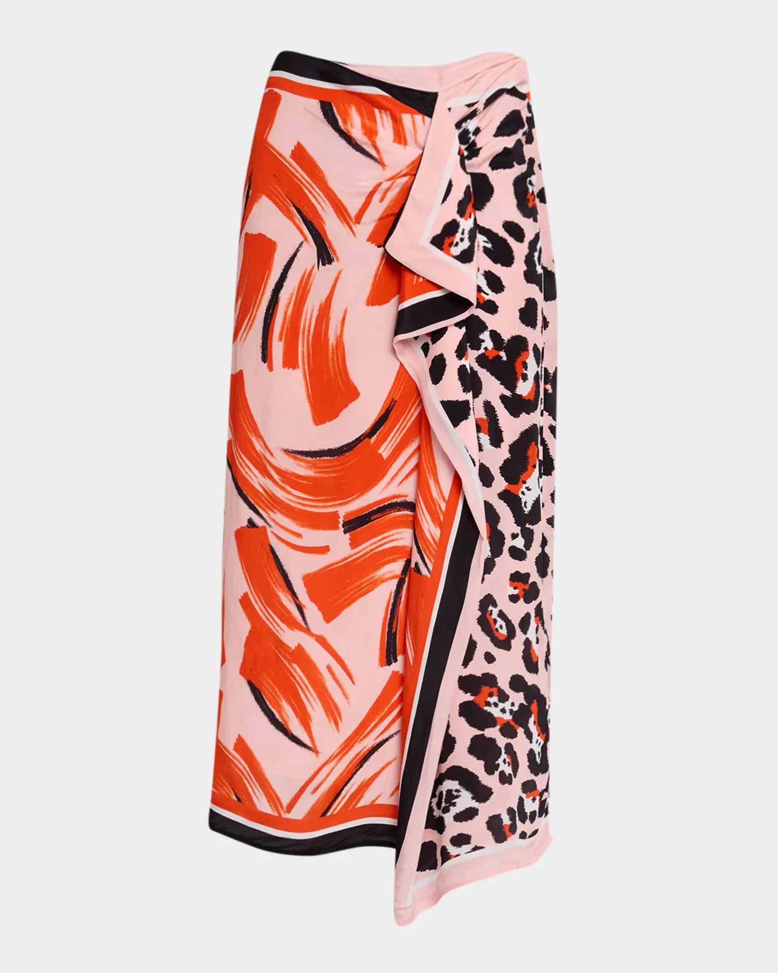 JUANITA TWO PRINT MIDI SKIRT