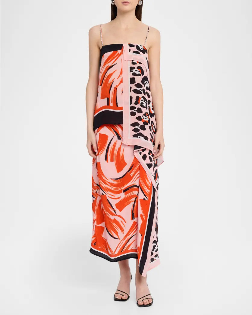 JOSETTE TWO PRINT SLIP TOP