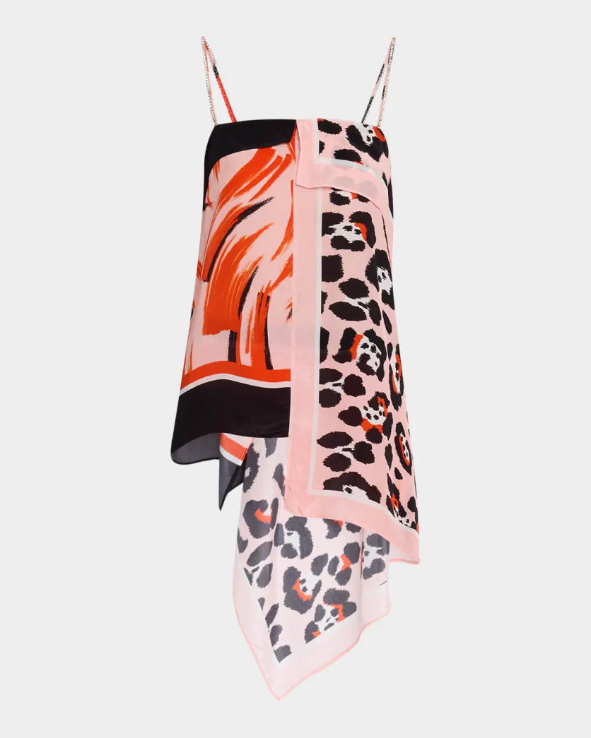 JOSETTE TWO PRINT SLIP TOP